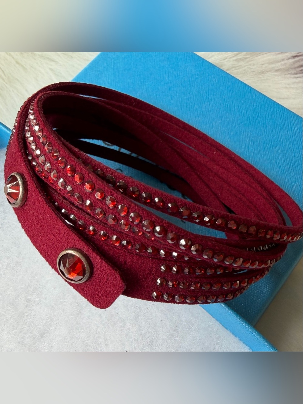 Red, Wrap Star Bracelet